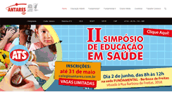 Desktop Screenshot of colegioantares.com.br